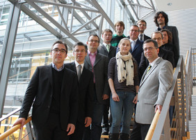 Das Team aus Physikern, Chemikern, Ingenieuren und Medizinern, das in der Kategorie Angewandte Forschung ausgezeichnet wurde.